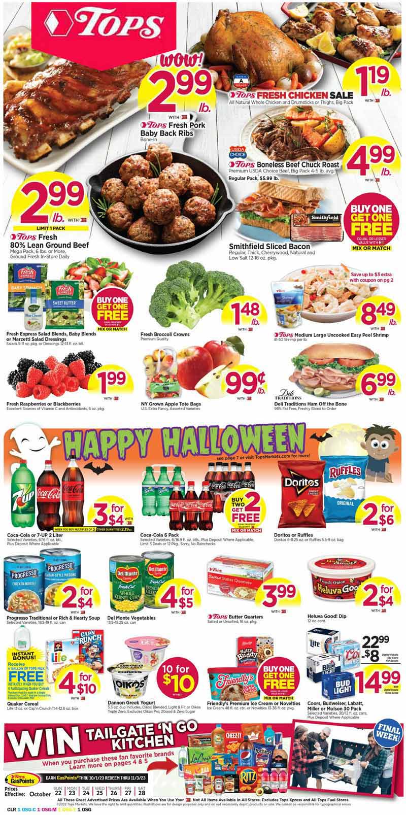 Tops halloween ads 2026
